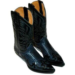 SENDRA Women's Cowboy Boots 7-7.5  Leather Pointed Toe 3241